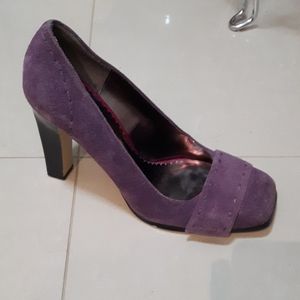 🛍️ Genuine Suede purple high heel